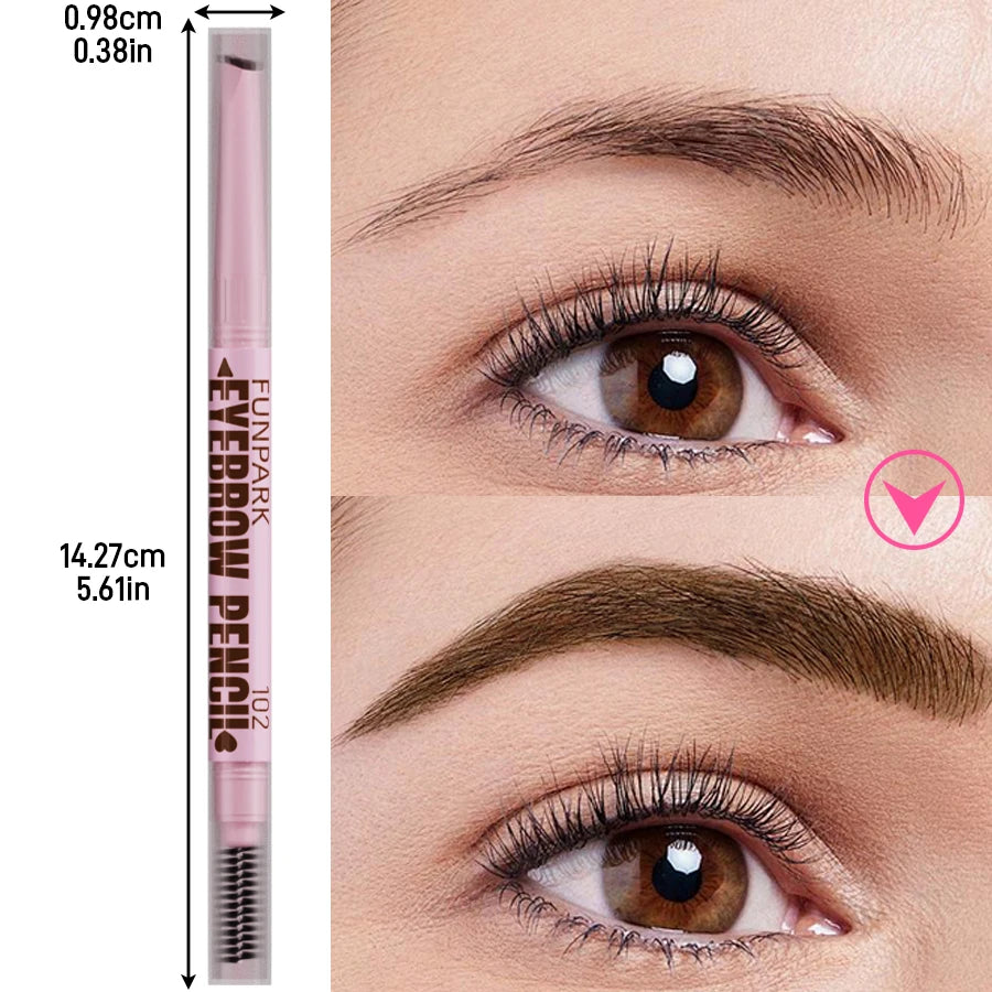 2-in-1 Waterproof Eyebrow Pencil and Tattoo Brus