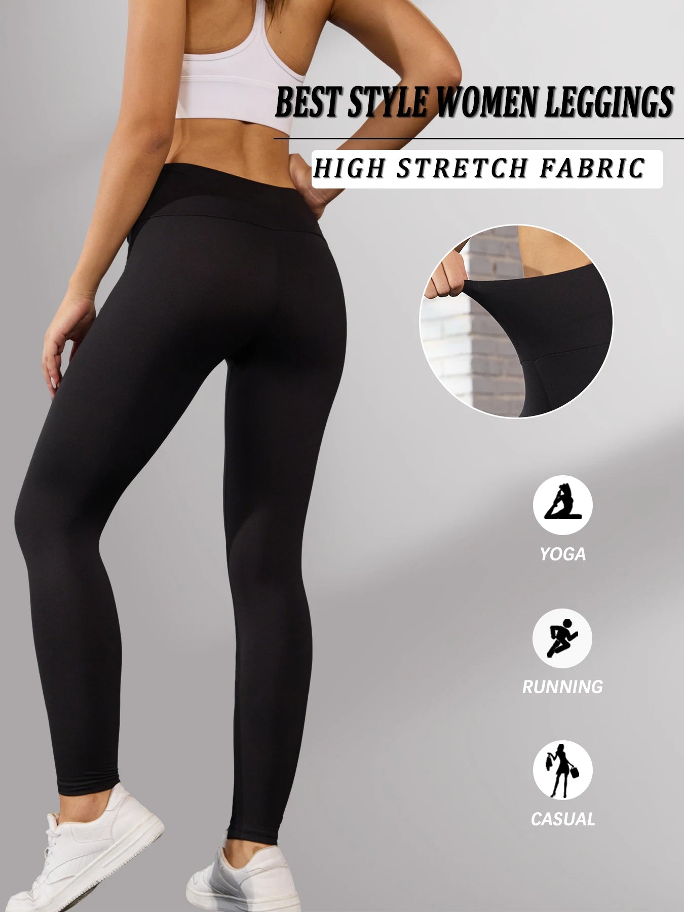 High-Waisted Tummy Control Leggings