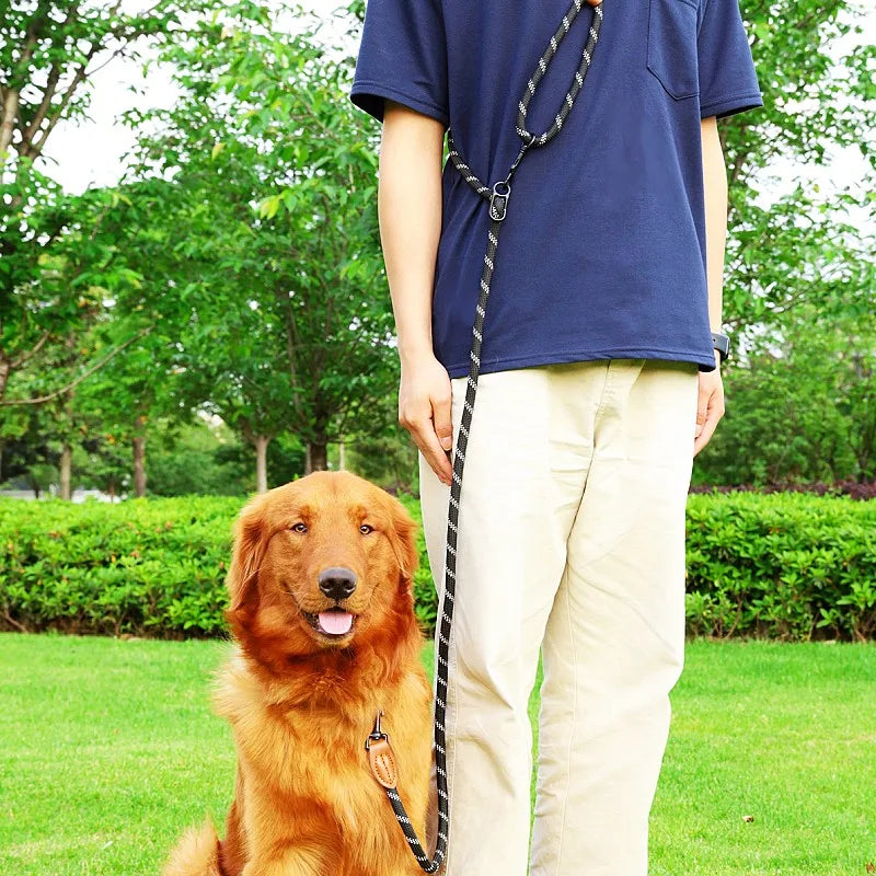 Hands-Free Reflective Dog Leash