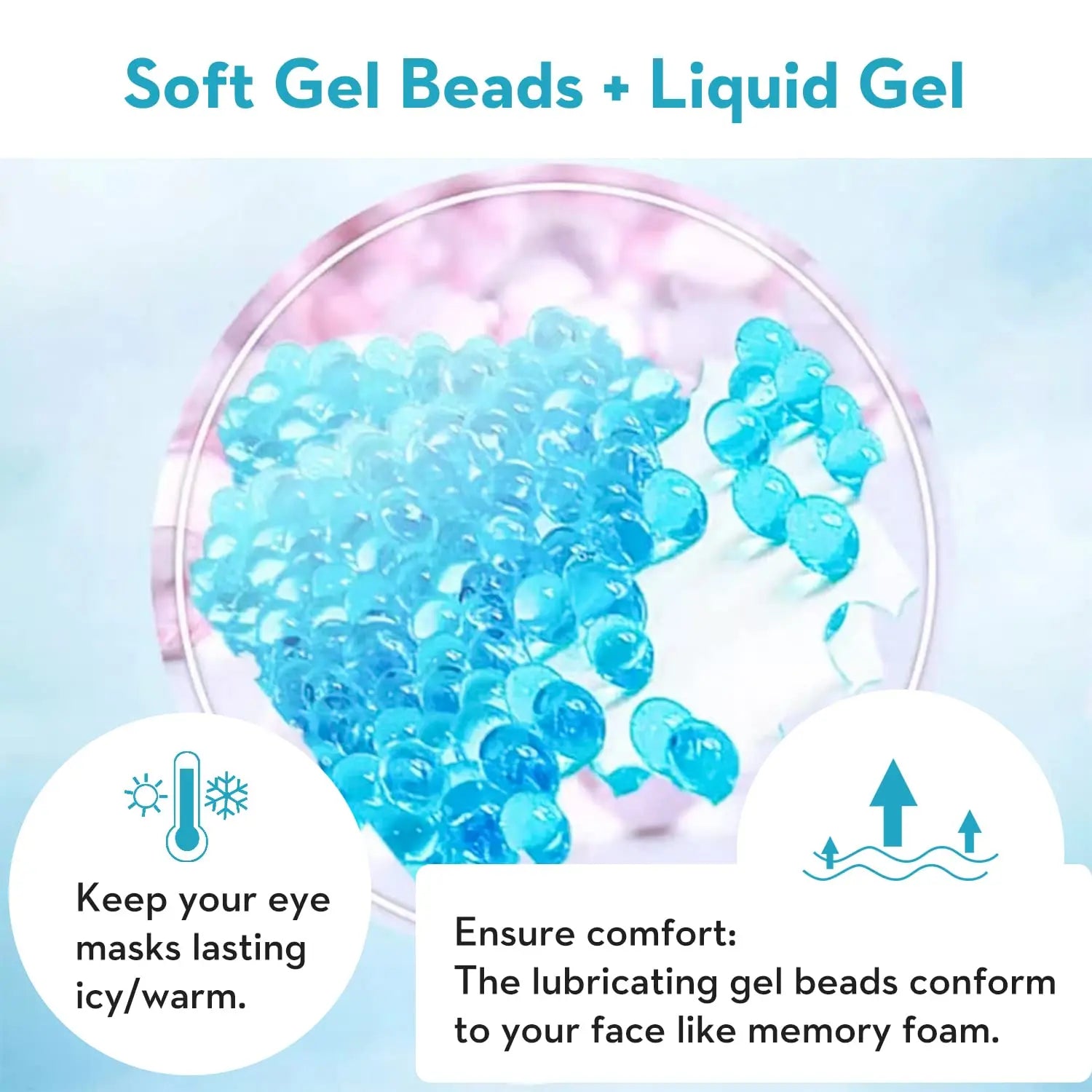 Reusable Cooling Gel Eye Mask