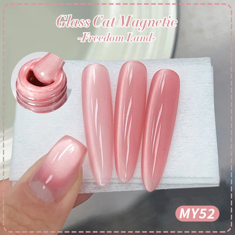 Pink Magnetic Cat Eye Jelly Gel Polish