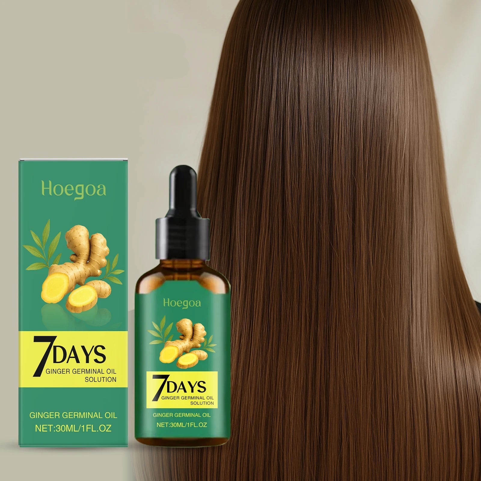 7-Day Ginger Hair Growth Serum