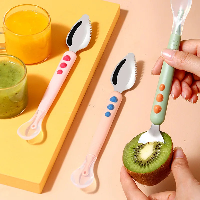 Soft Silicone Fruit Spoon