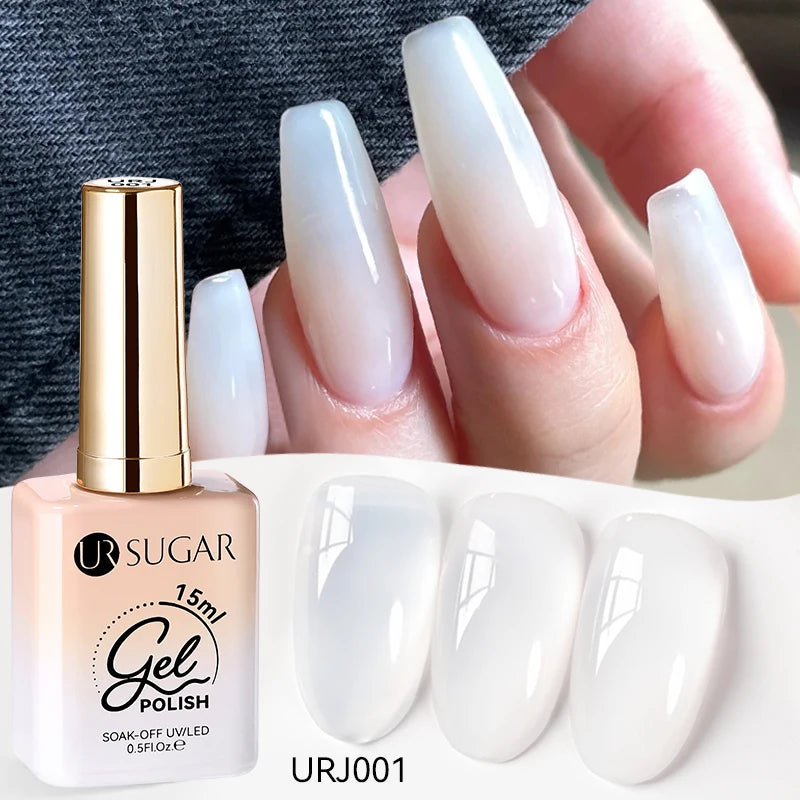 Jelly Milky White Translucent UV Gel Polish