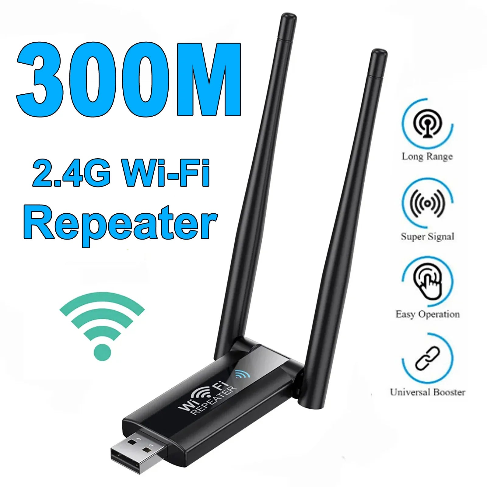 2.4G Wireless WiFi Repeater