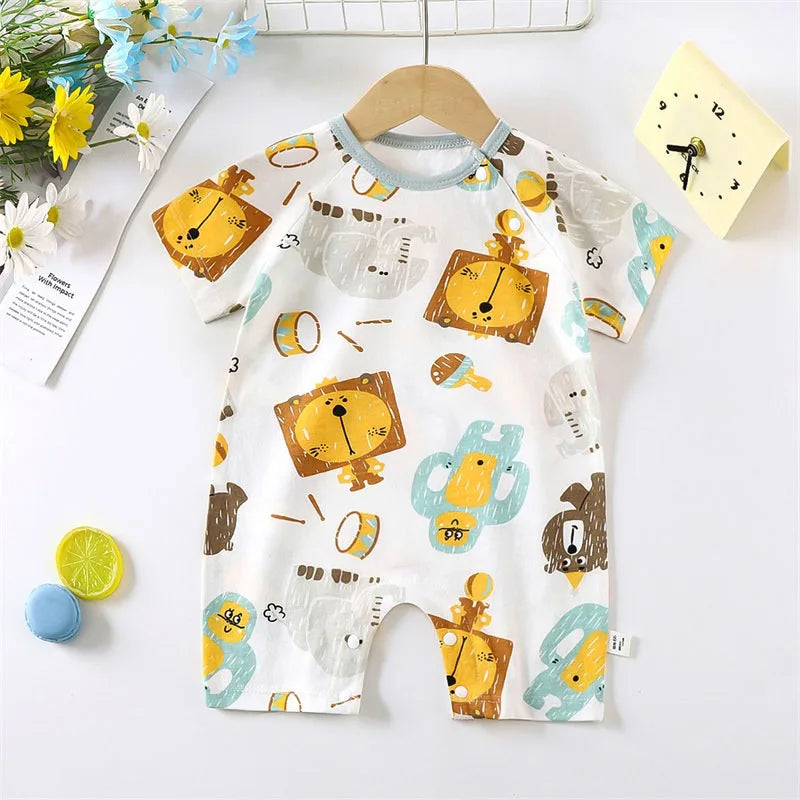 Cute Cartoon Baby Romper