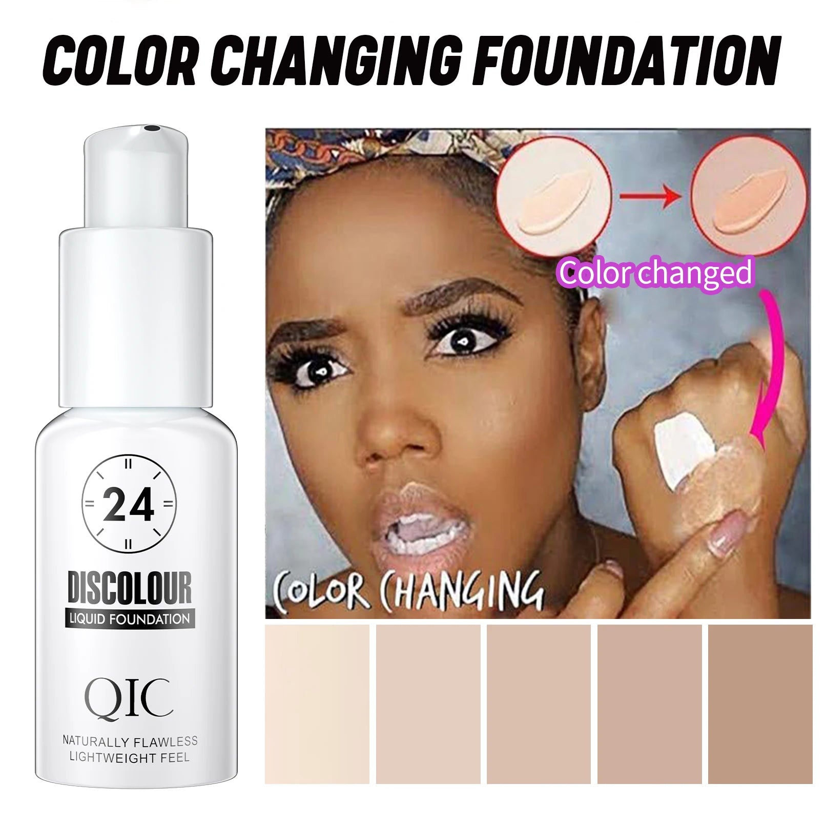 Magic Color-Changing Foundation Liquid