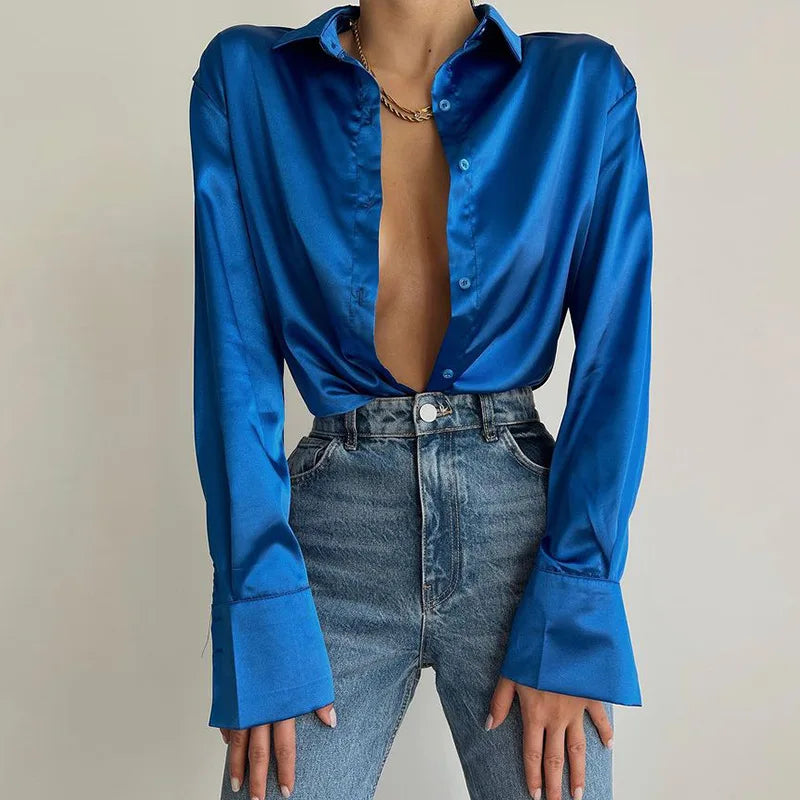 Elegant Satin Shirt