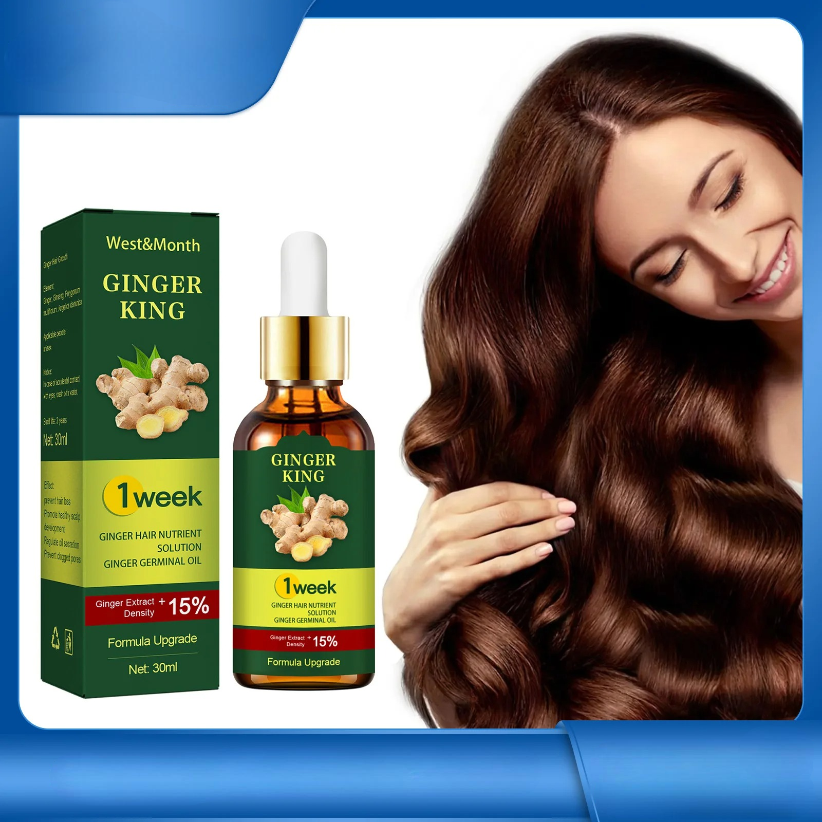 Ginger Hair Regrowth Serum