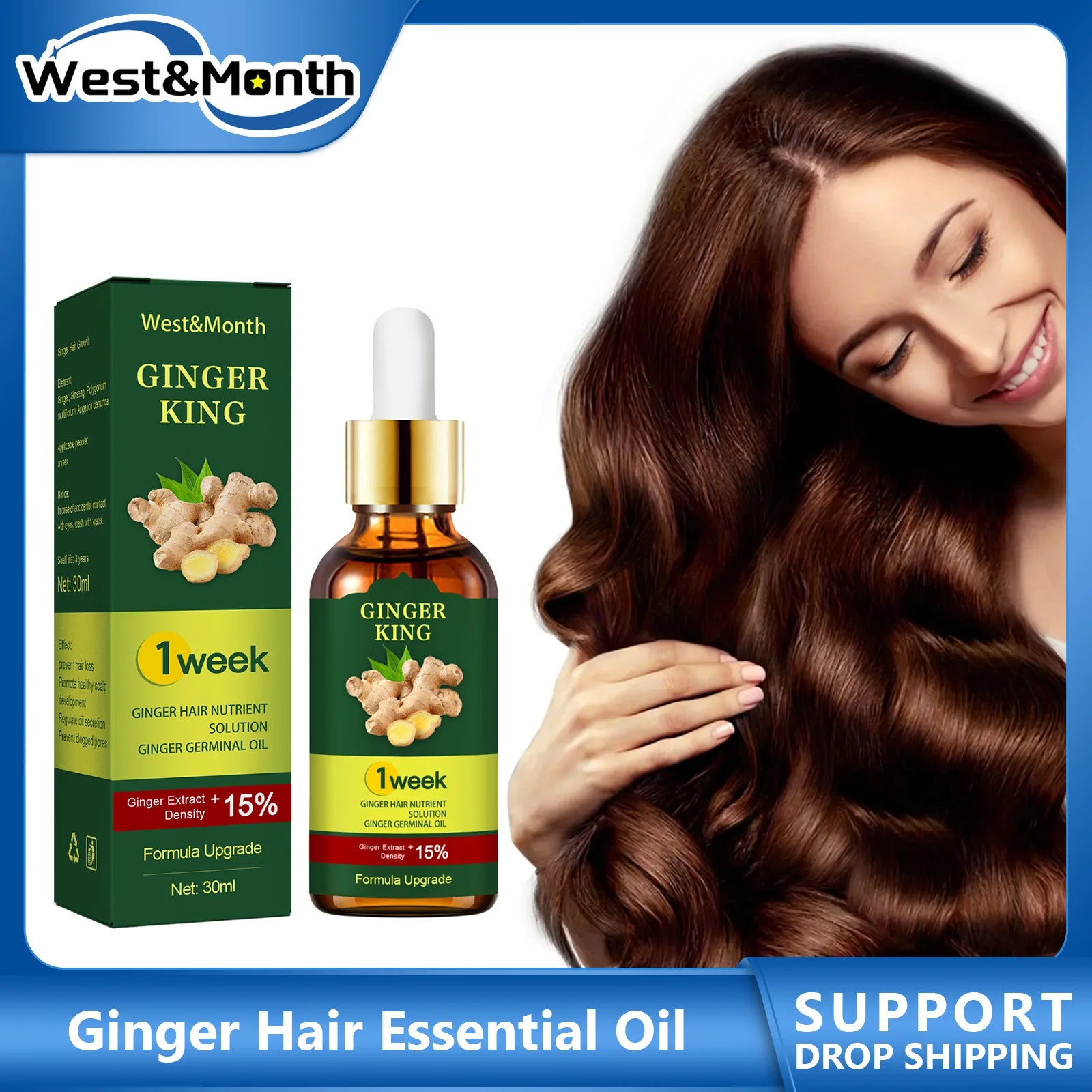 Ginger Hair Regrowth Serum