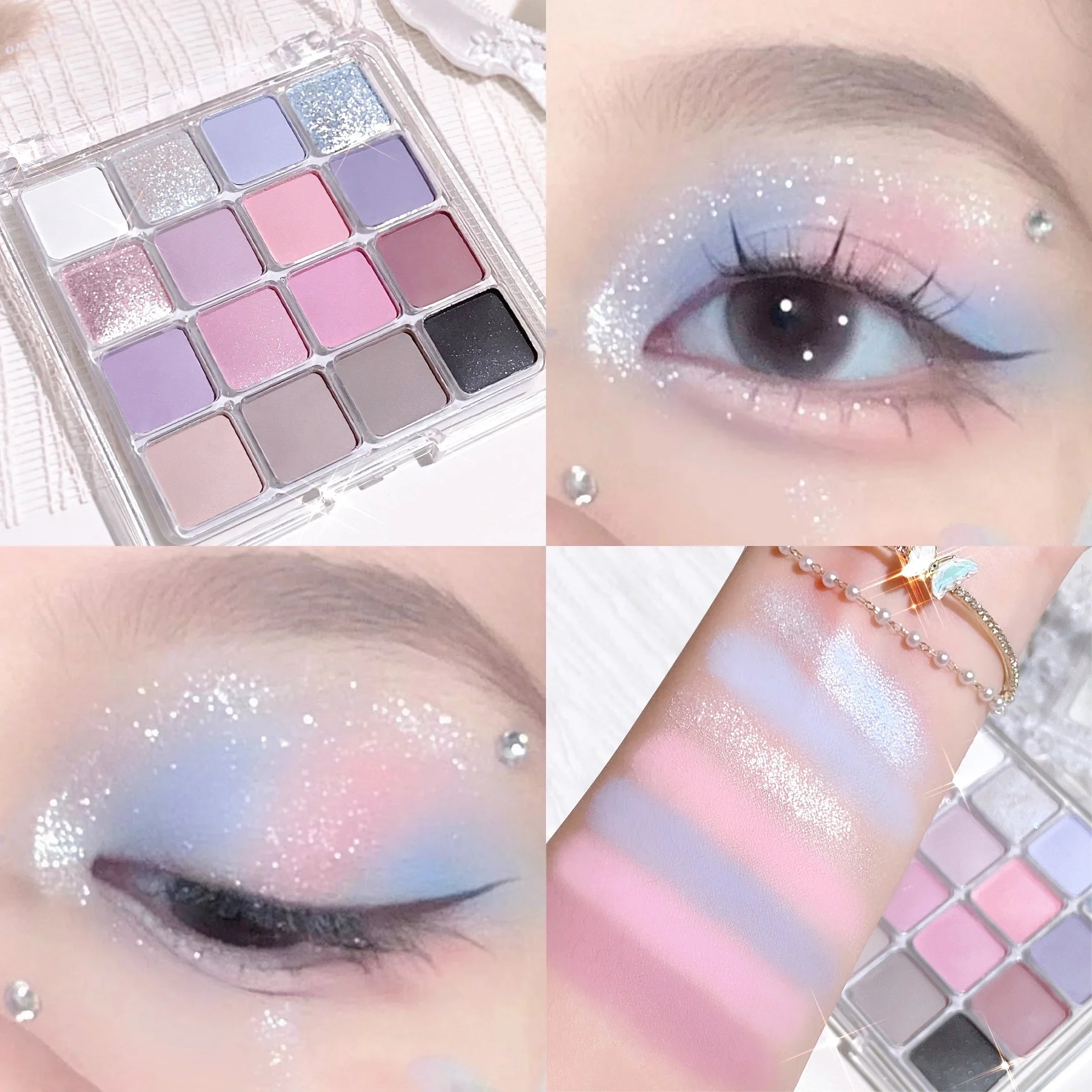 16-Color Sunset Contour and Highlighter Palette