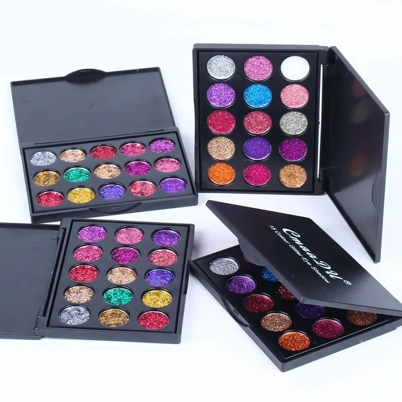 15-Color Diamond Glitter Eyeshadow