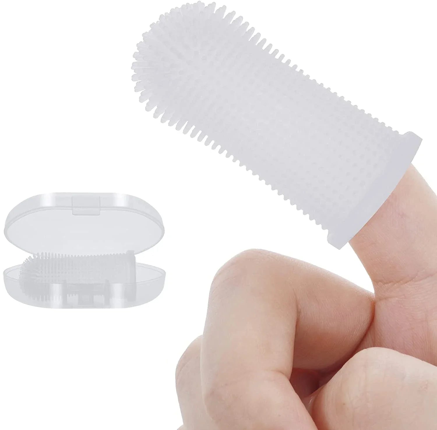 Soft Silicone Pet Finger Toothbrush