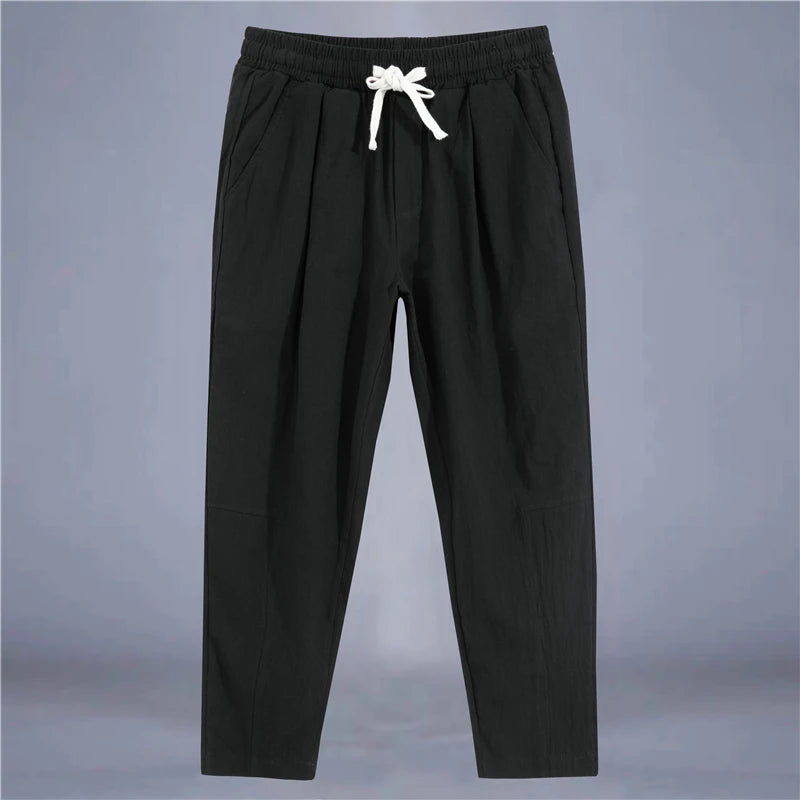 Cotton Linen Casual Pants