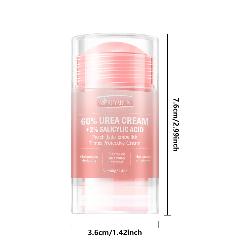 Urea Cream & Peach Scented Foot Balm Stick Combo