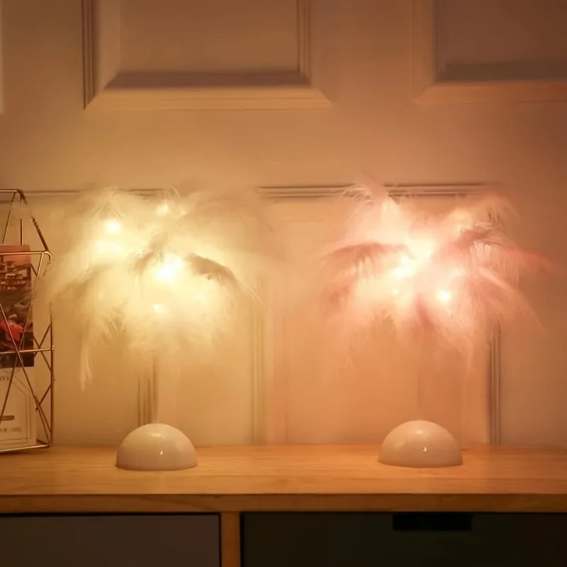 Feather Tree LED Table Lamp
