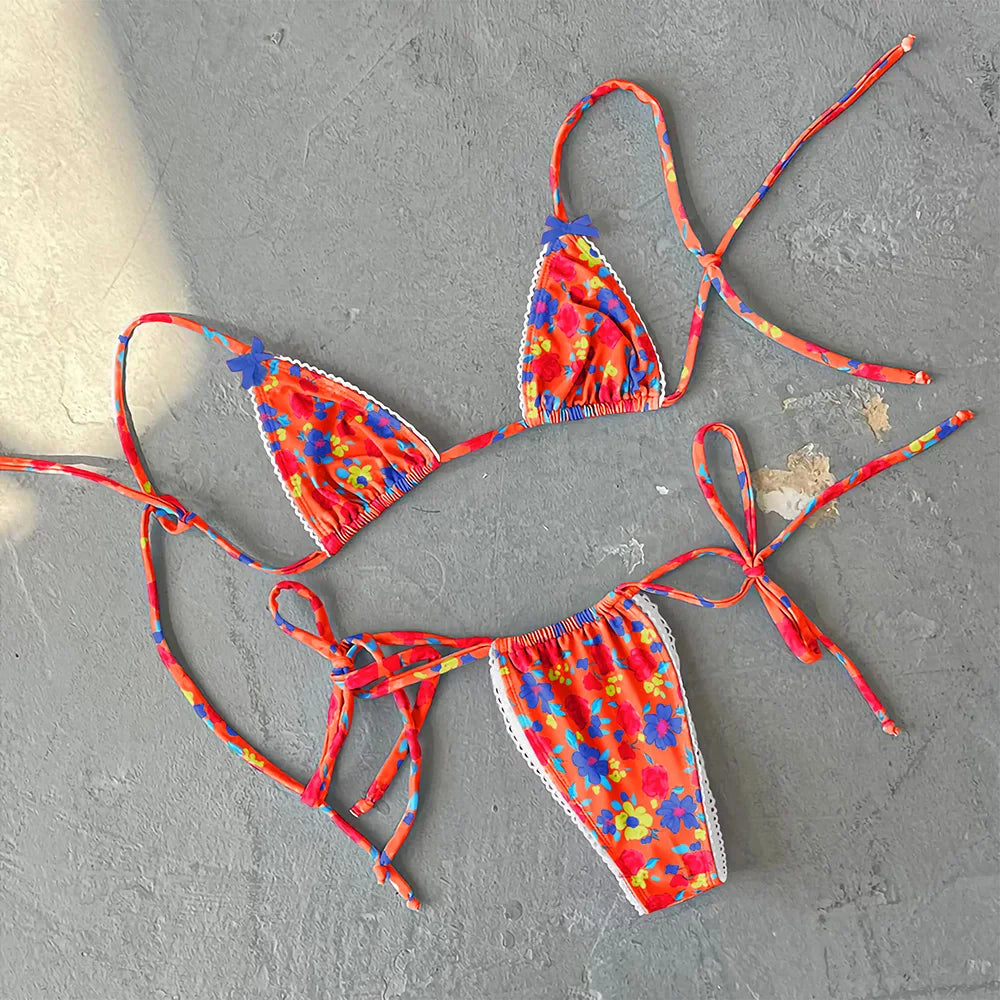Sexy Micro Push-Up Brazilian Bikini Set