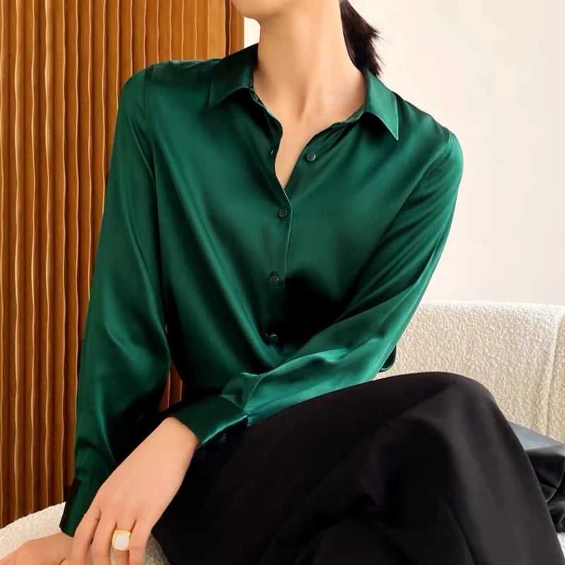 Elegant Satin Blouse