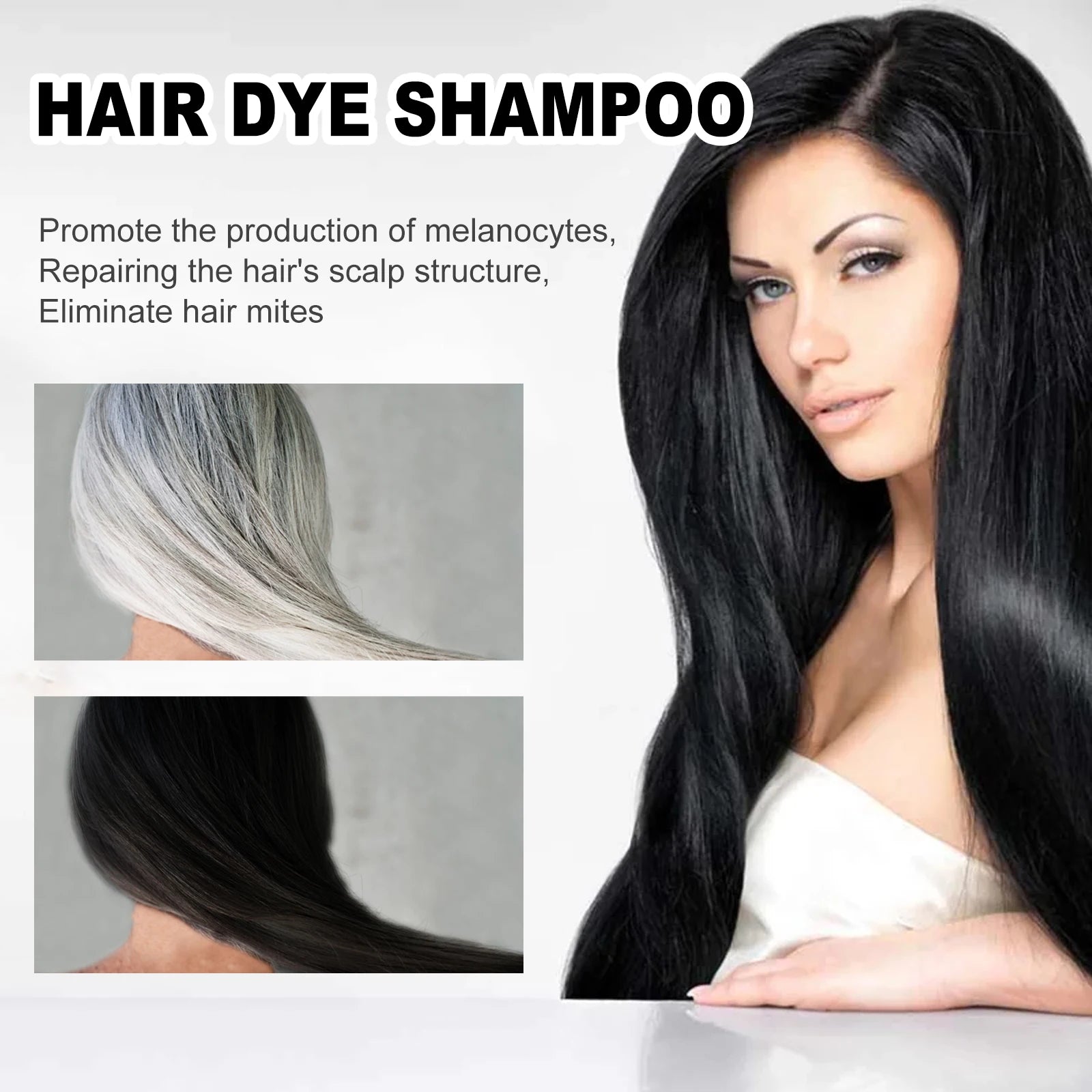 100ml Natural Plant Hair Dye Shampoo