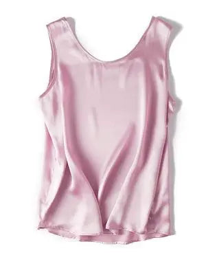 100% Real Silk Sleeveless Tank