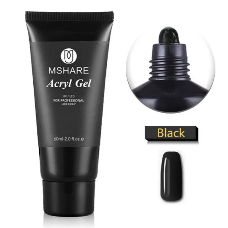 Hema-Free Milky White Poly Nail Extension Gel