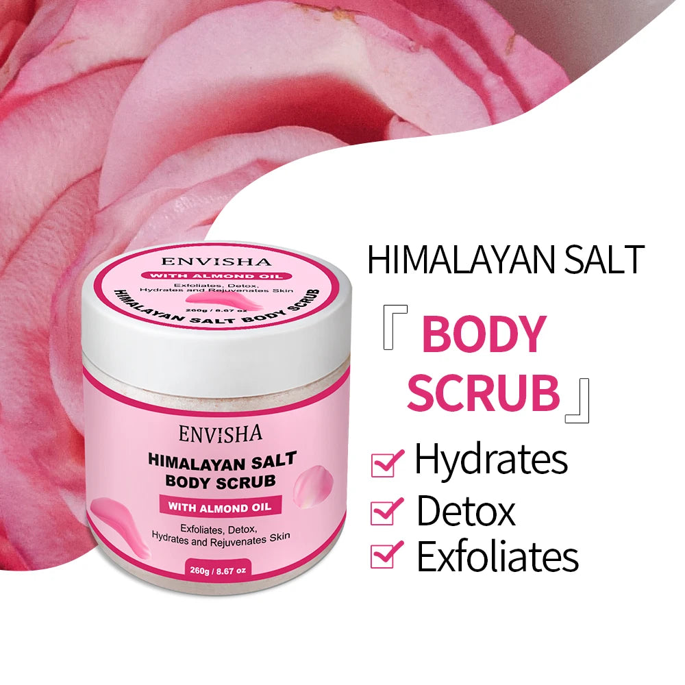 Rose Body Salt Scrub