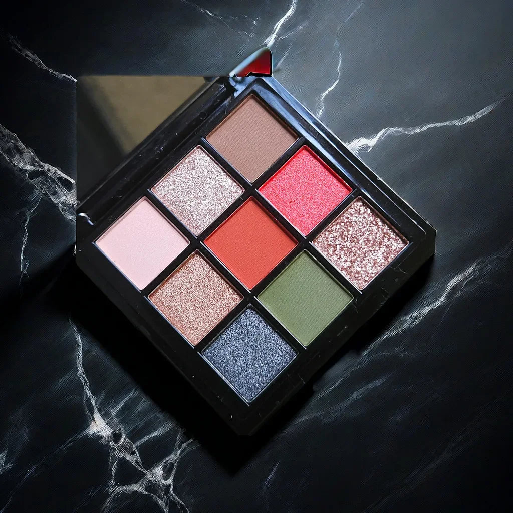 Red Wine-Inspired 9-Color Eyeshadow Palette