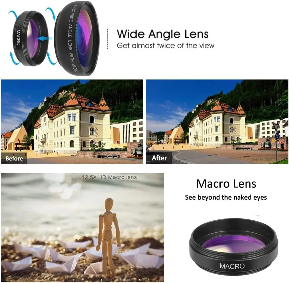 2-in-1 Mobile Lens Clip