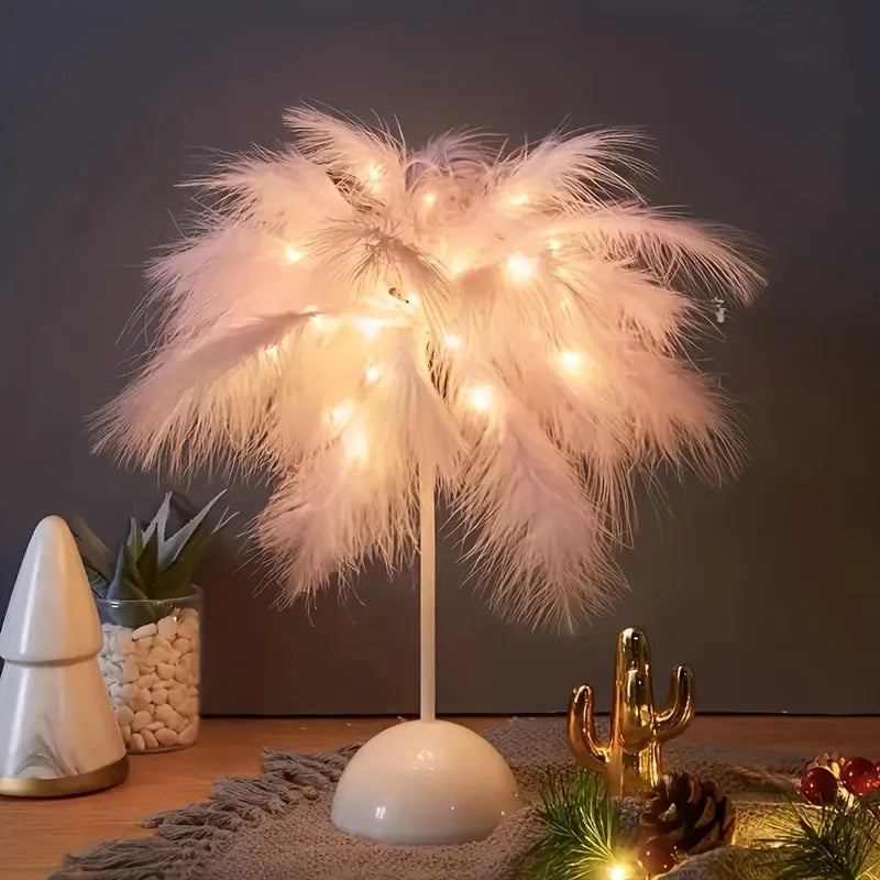 Feather Tree LED Table Lamp