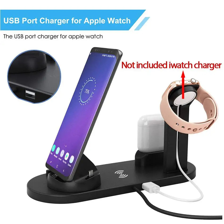 30W 7-in-1 Wireless Charger Stand