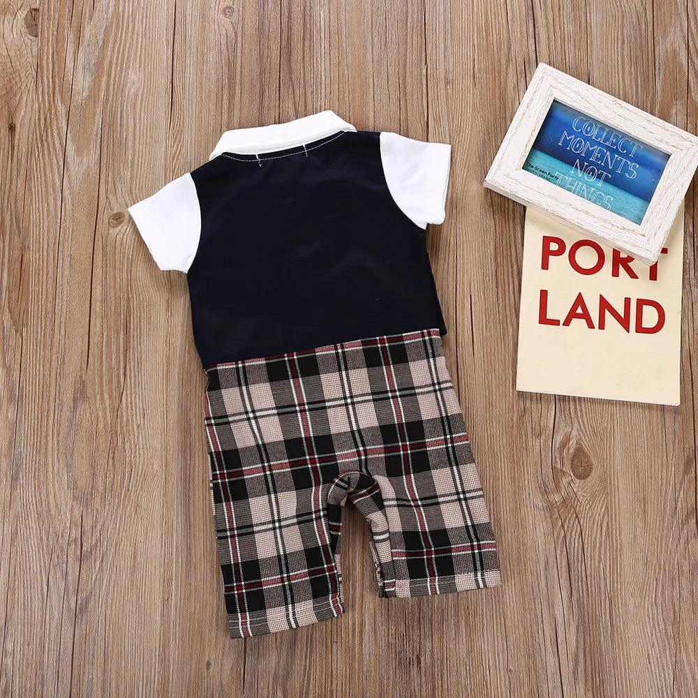 Baby Boy Gentleman Romper