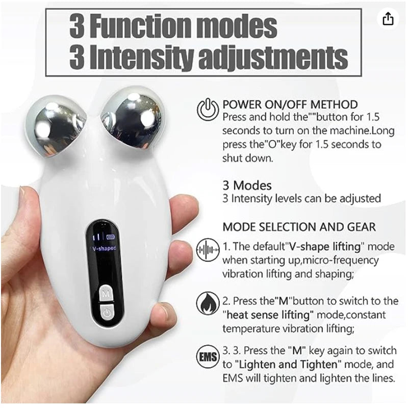 Mini Microcurrent Face-Lifting Roller