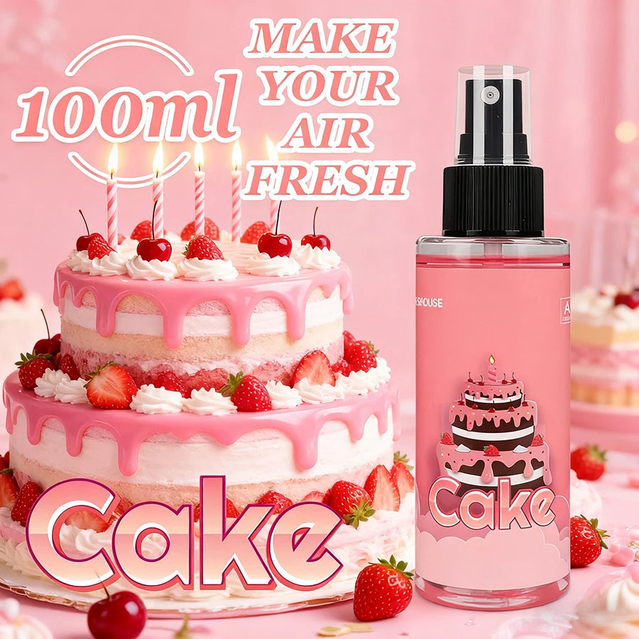 Cake Flavor Car Air Freshener Spray