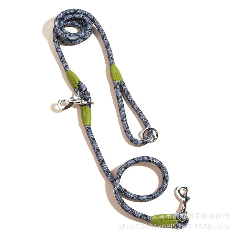 Reflective Hands-Free Nylon Dog Leash