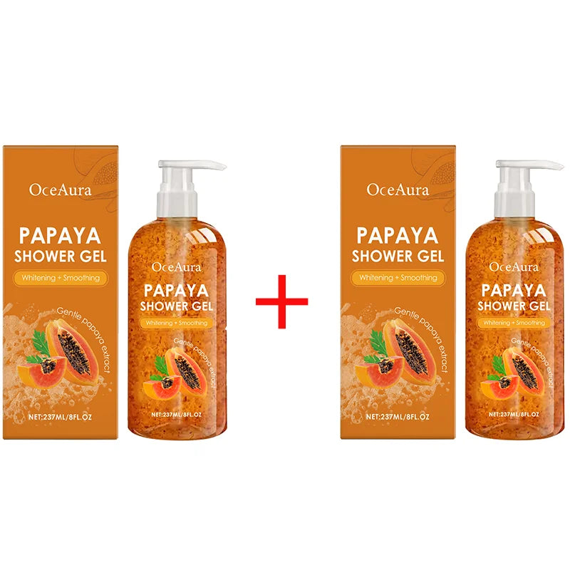 Papaya Exfoliating Whitening Shower Gel