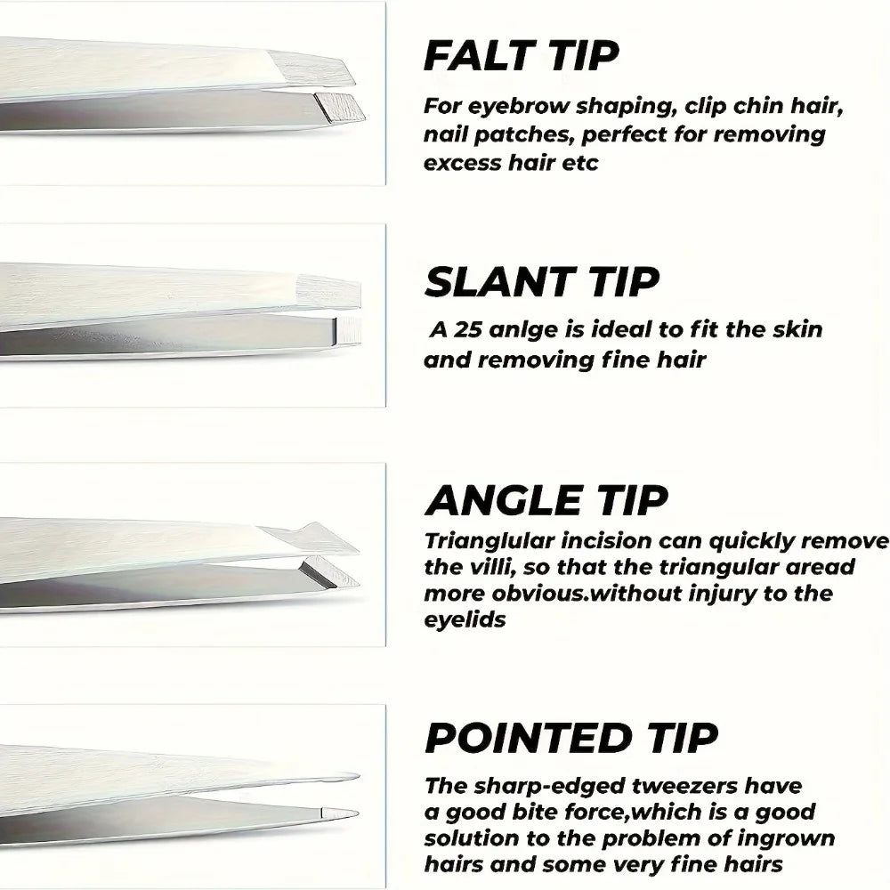 Professional Stainless Steel Precision Tweezers