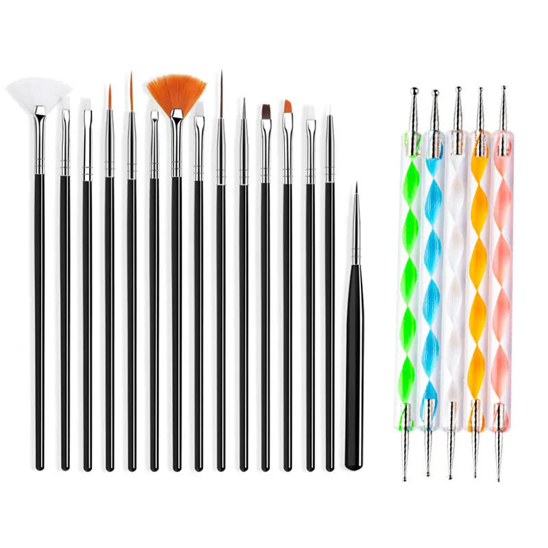Professional Nail Art Brush Set