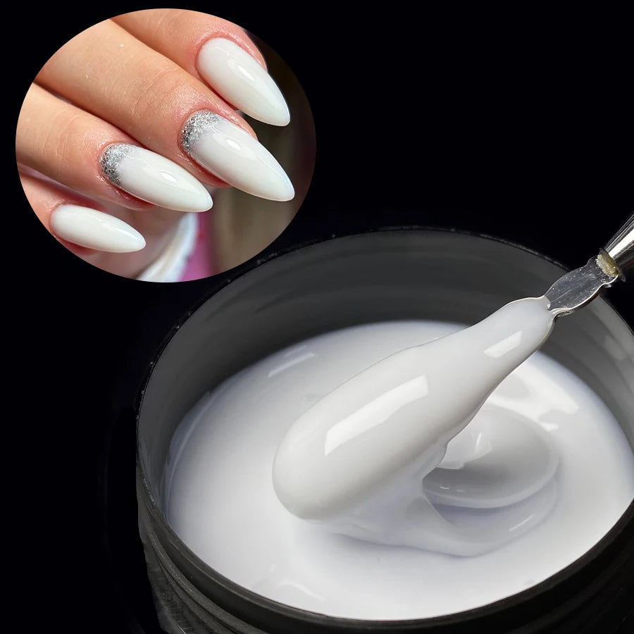 Glitter Milky Hard Builder Gel