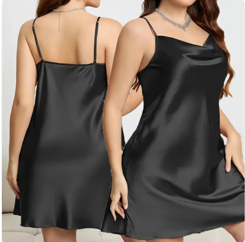 Plus Size Satin Nightgown