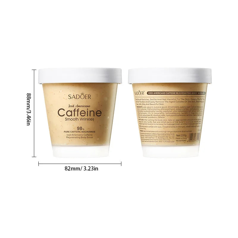 Iced Coffee Caffeine Body Scrub