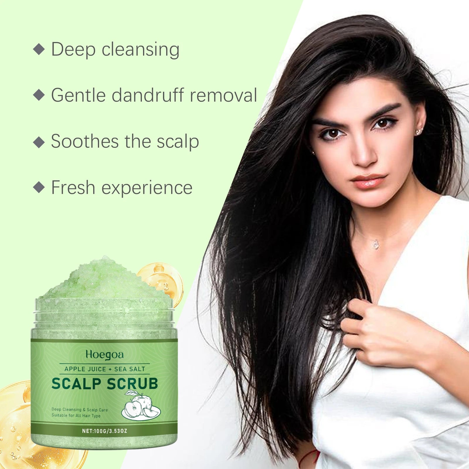 Rosemary Sea Salt Scalp Scrub Shampoo