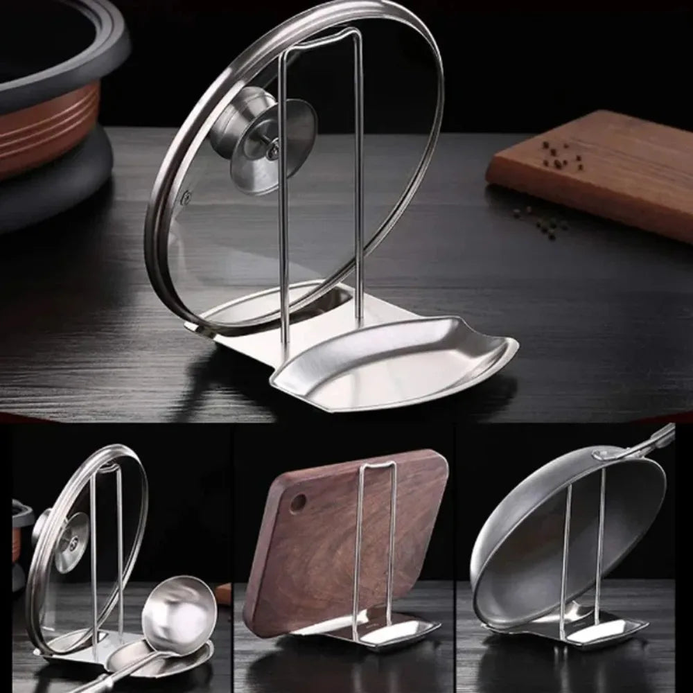 Stainless Steel Pot Lid Stand