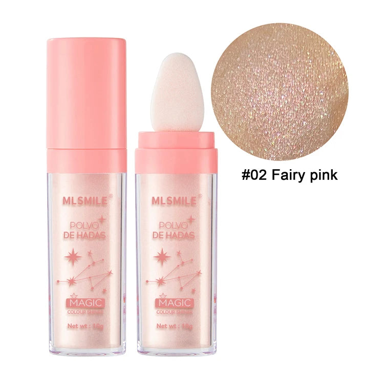 Three-Color Glitter Highlighter Powder