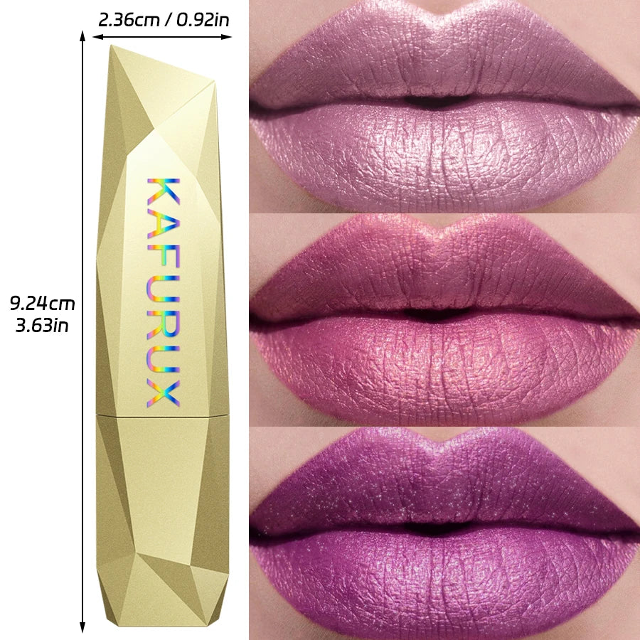 21-Color Metallic Glitter Lipstick Set