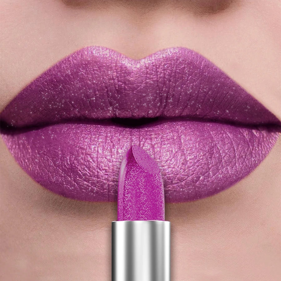 21-Color Metallic Glitter Lipstick Set