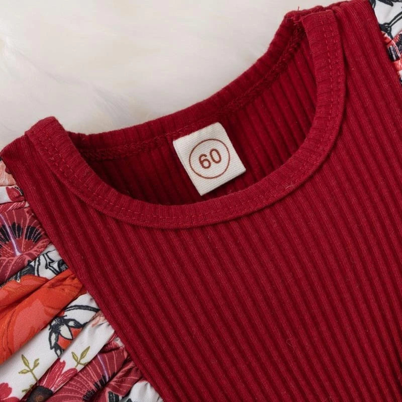 Striped Bowknot Baby Girl Dress