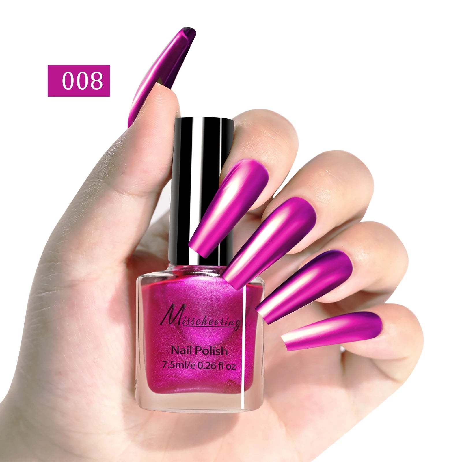 12-Color Mirror Gel Polish Set