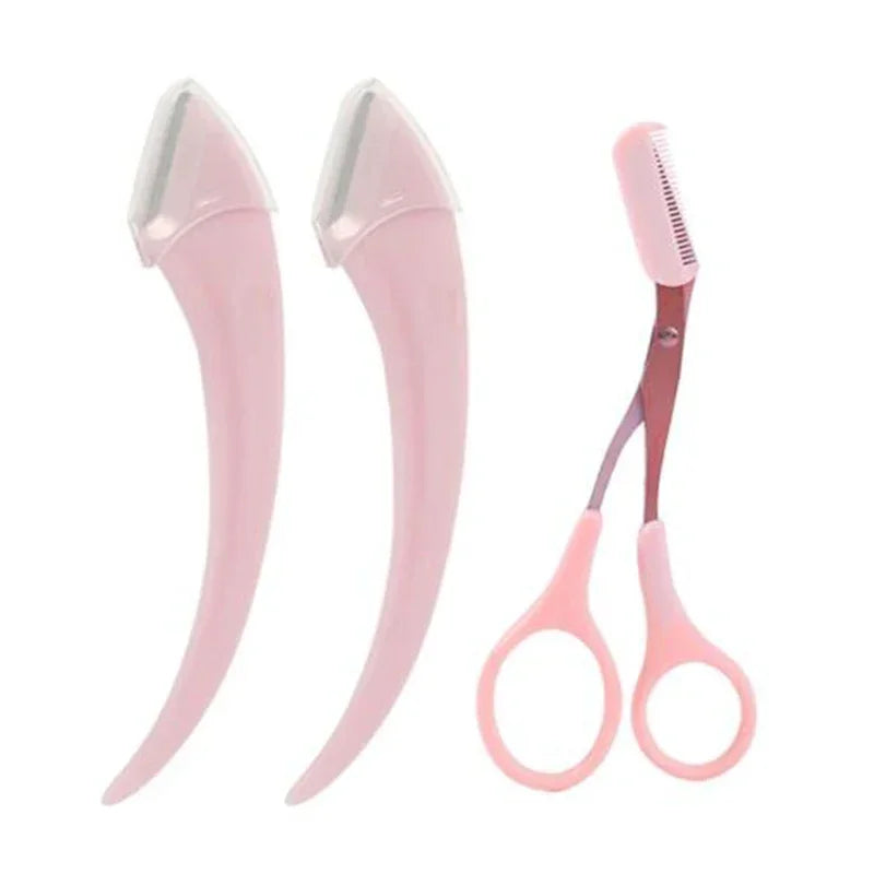 Precision Eyebrow Trimming Razor Set