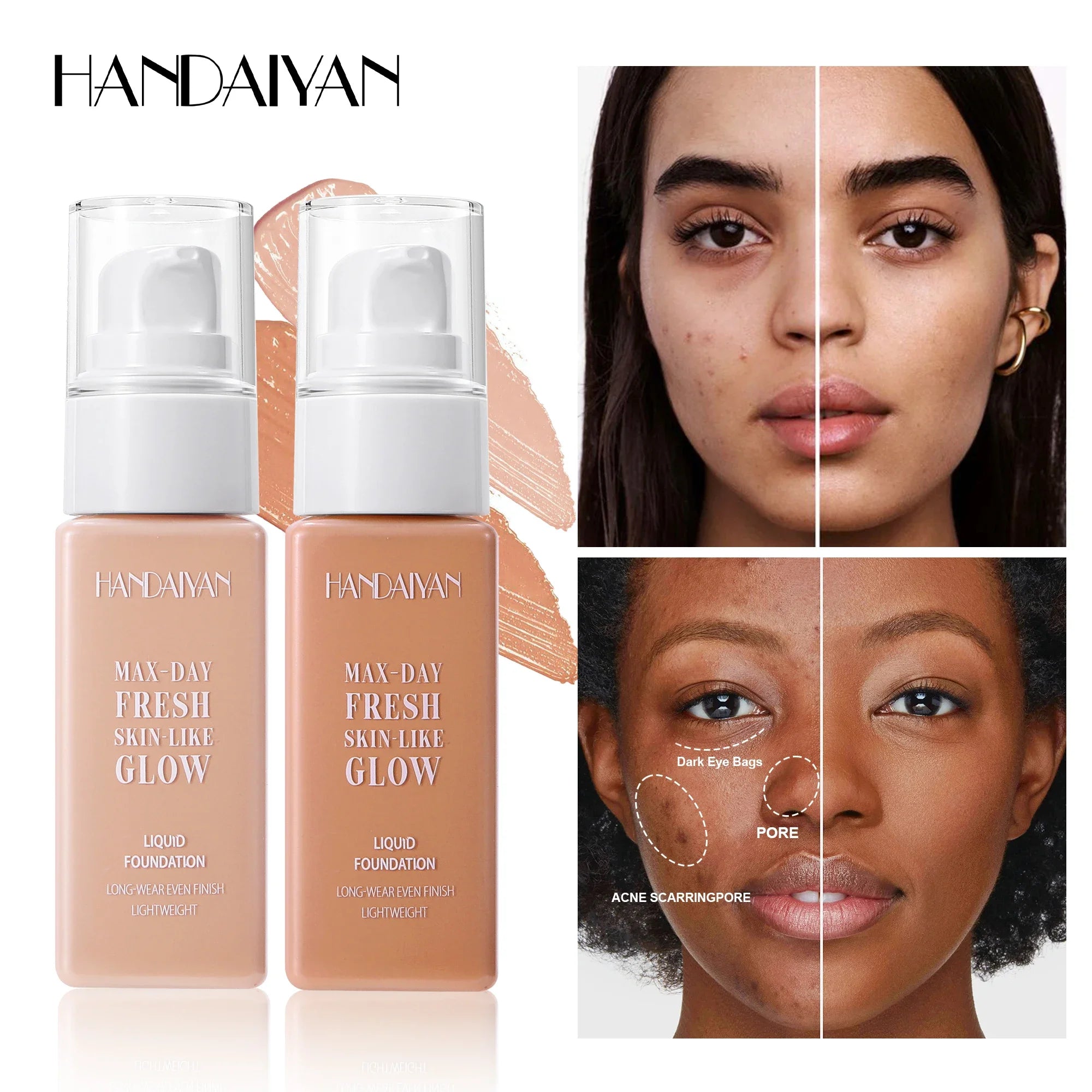 Long-Lasting Liquid Foundation