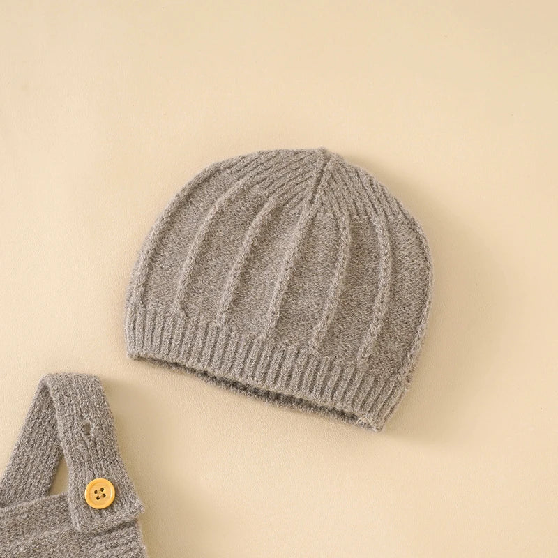 Knitted Baby Romper Set